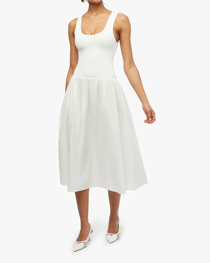 Scoop Tank Midi Dress