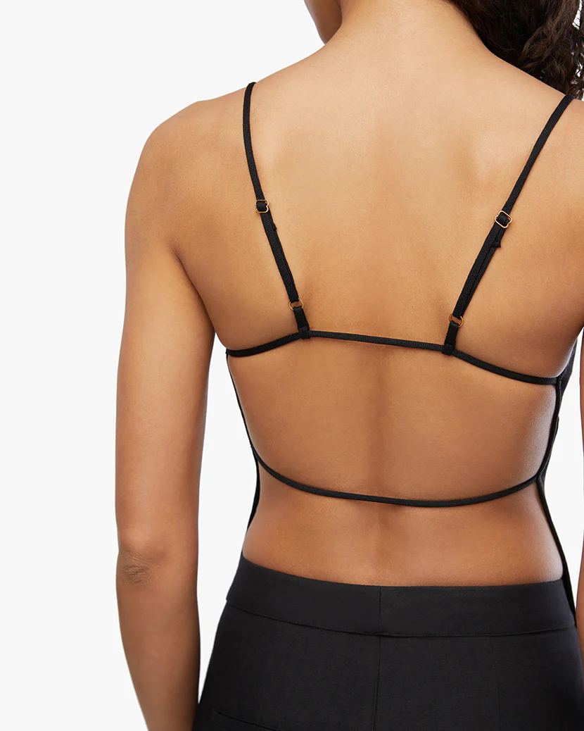 High Straight Neck Top