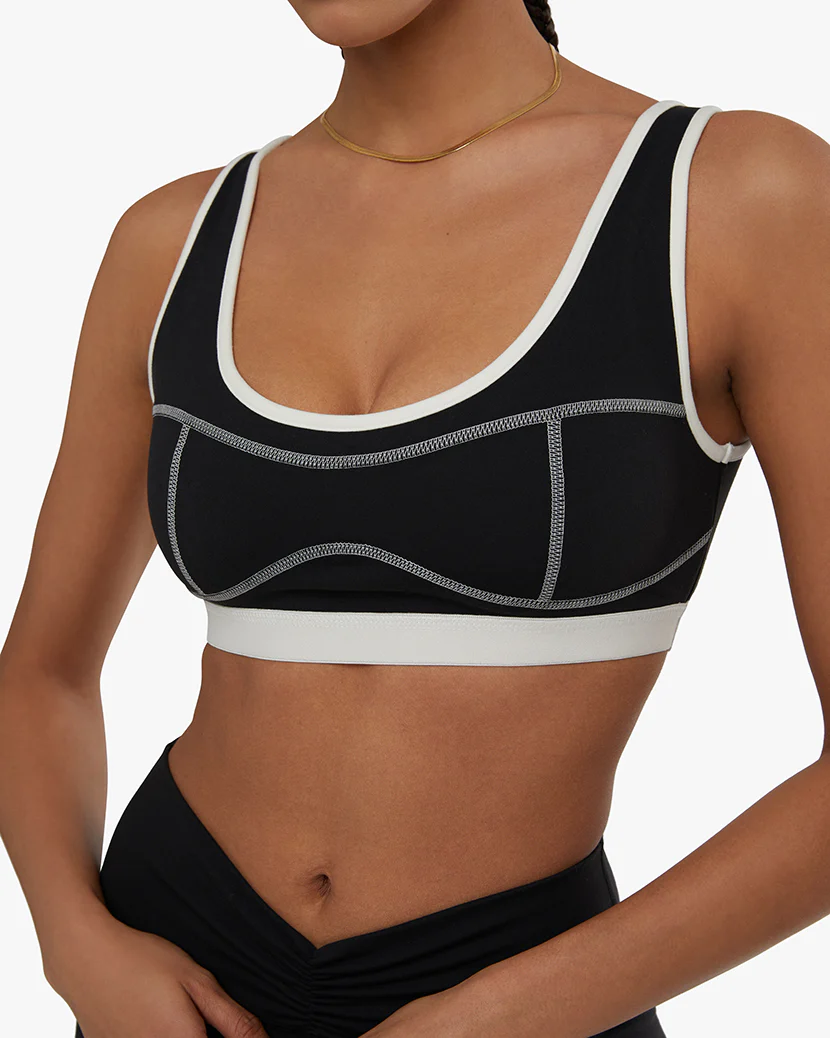 Scoop Neck Silhouette Bra