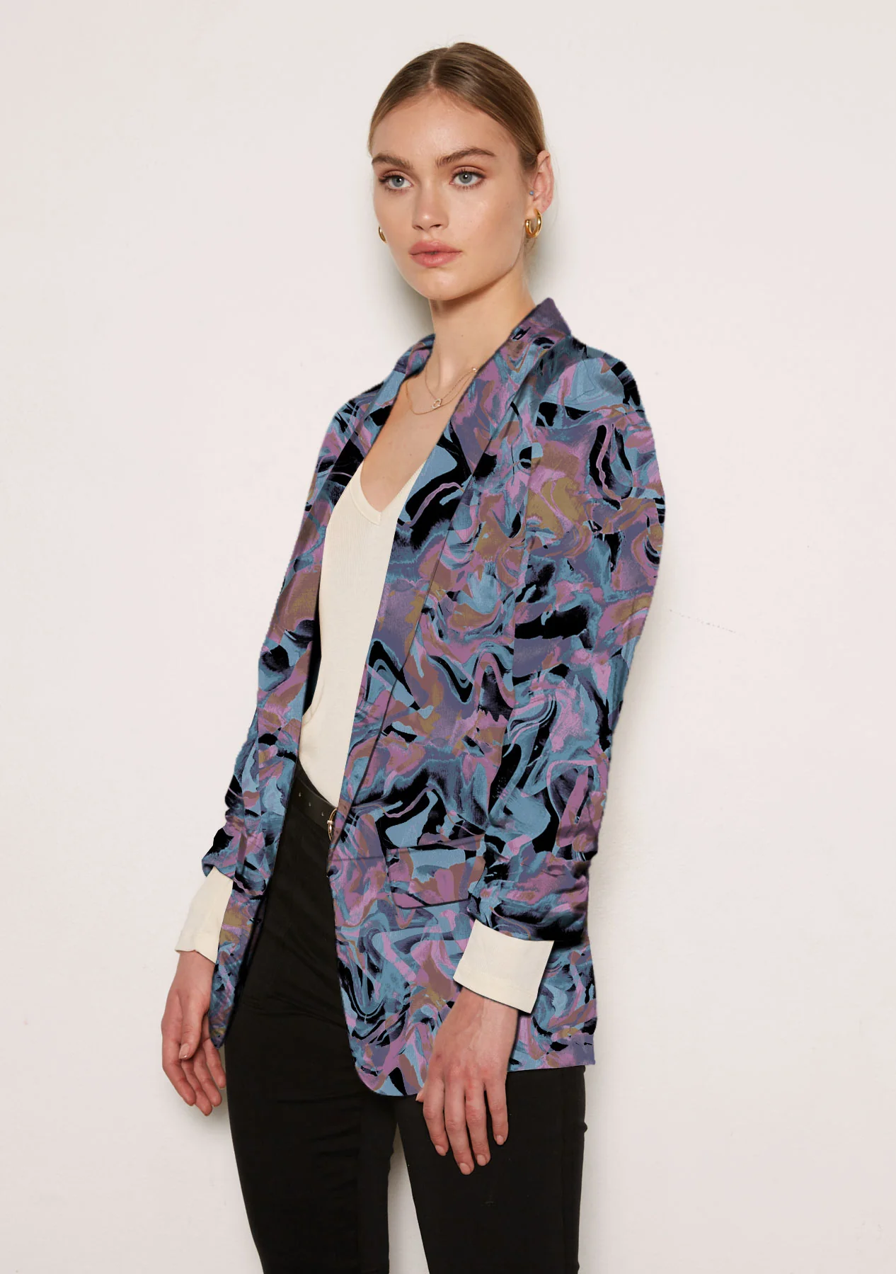 Kia Poly Silk Blazer