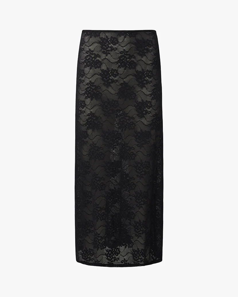 Lace Midi Skirt