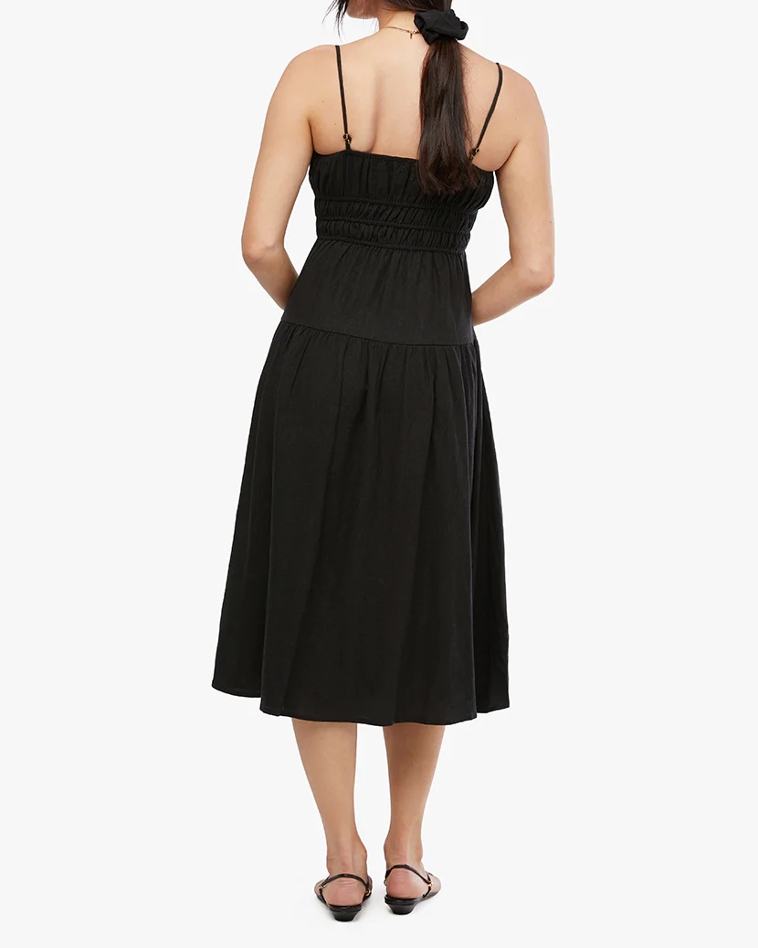 Scrunchie Midi Dress
