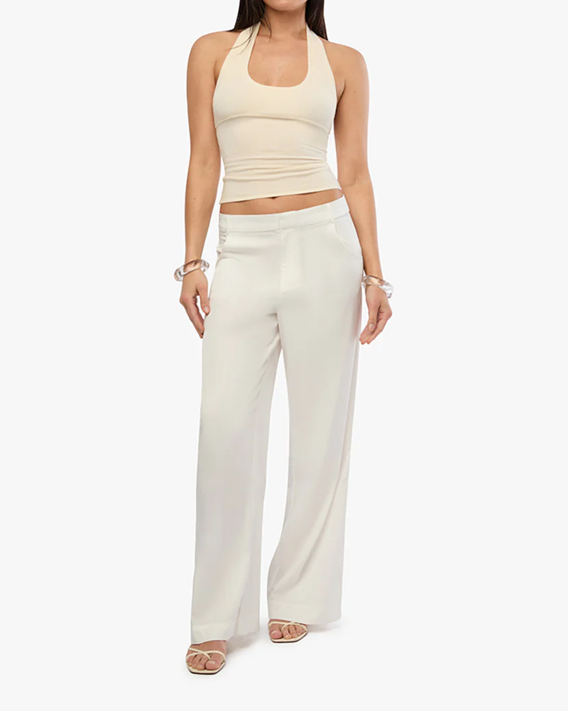 Scoop Neck Halter Tank