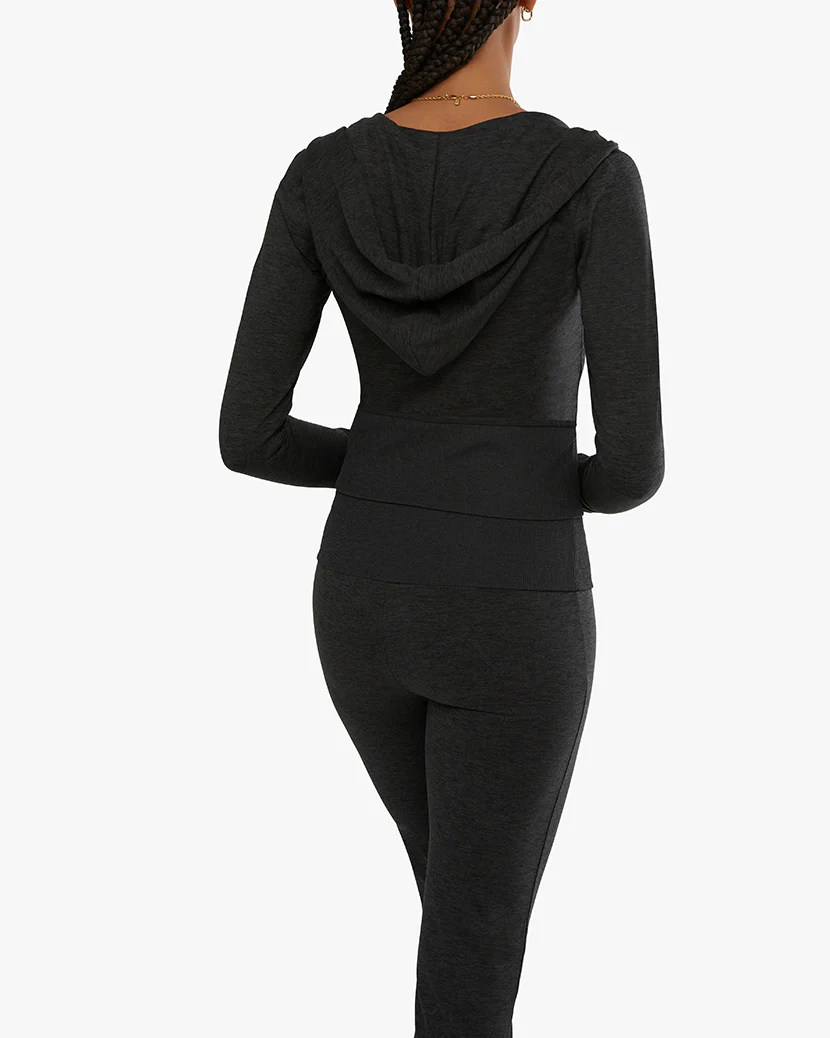 Fitted Zip-Up Hoodie