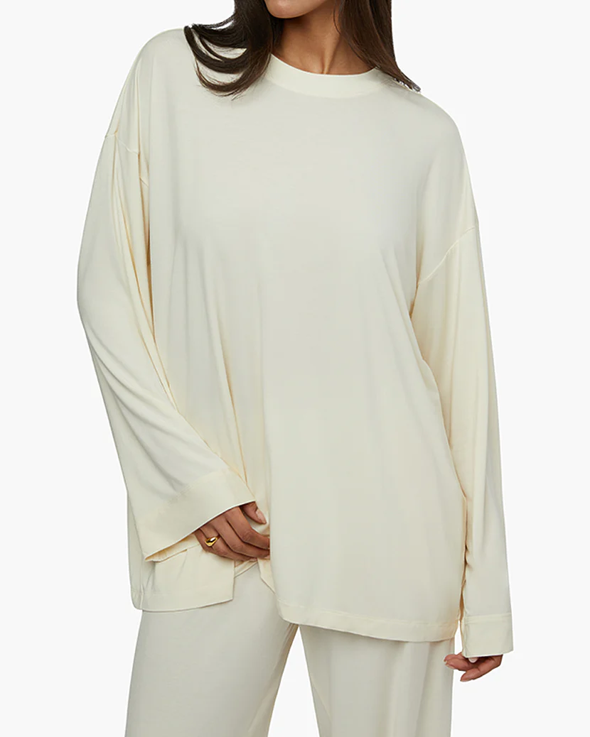 Long Sleeve Oversized Sleep Tee