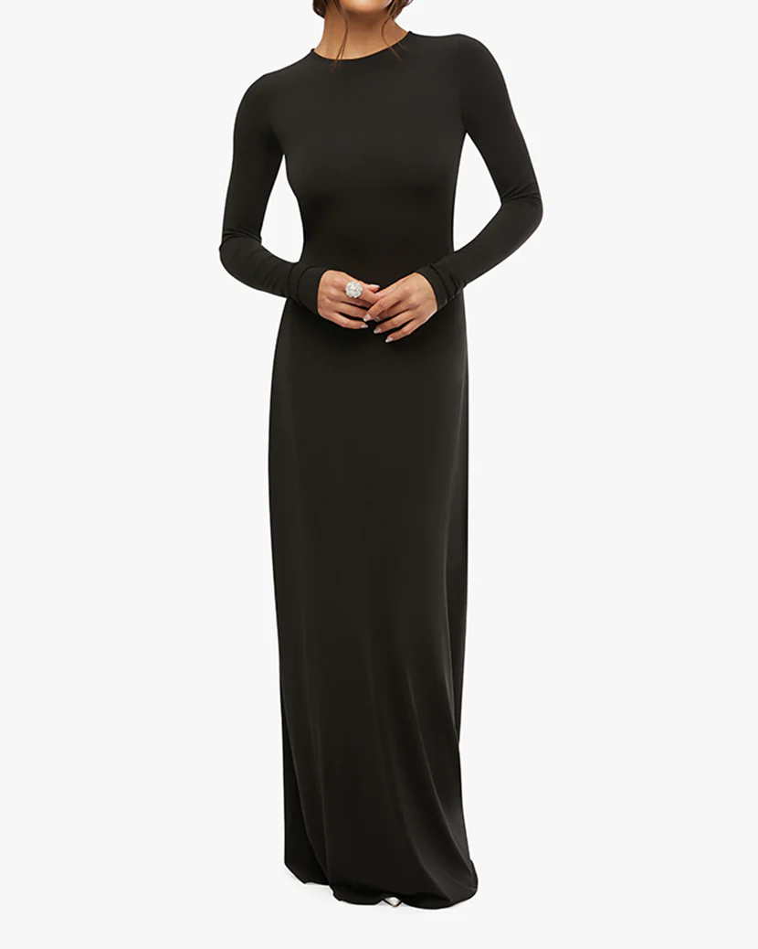 Open Back Midi Dress