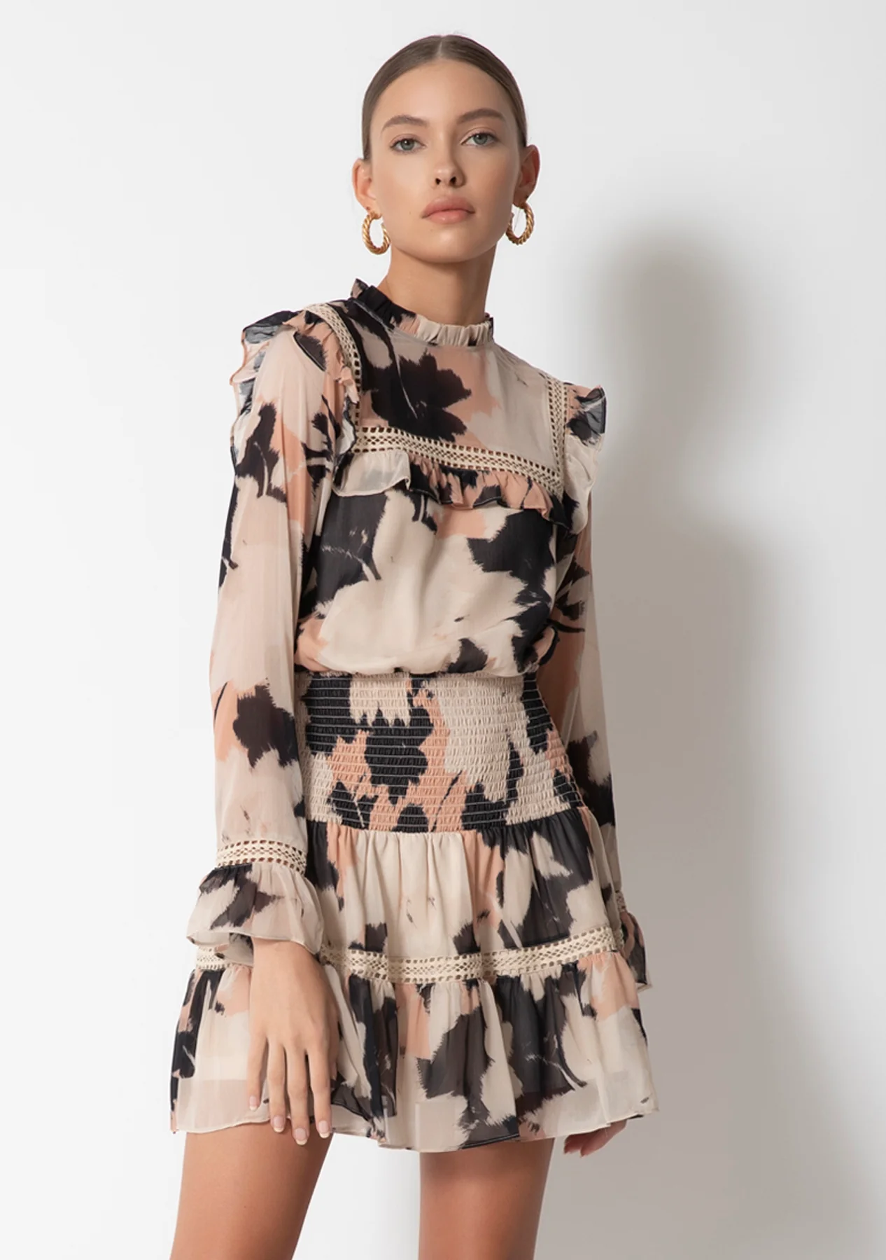 Valeria Silk Georgette Dress