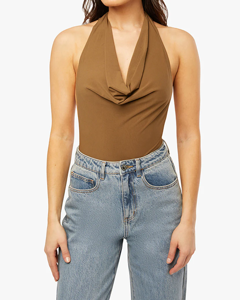 Cowl Neck Bodysuit