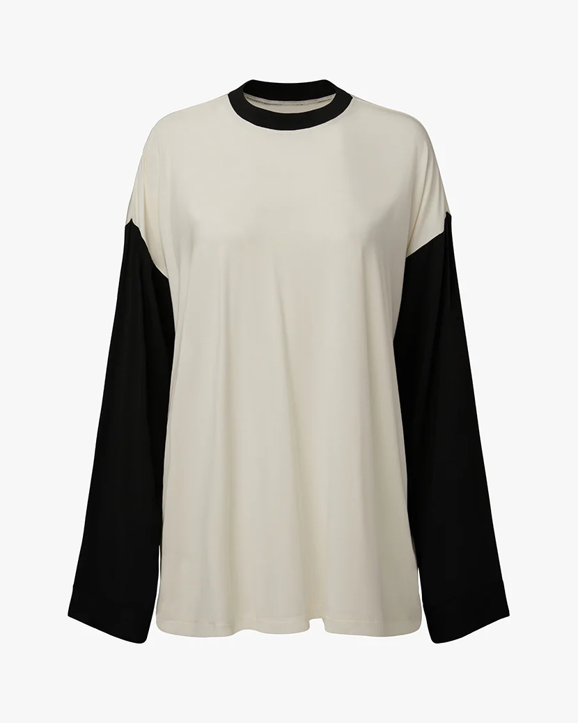 Long Sleeve Oversized Sleep Tee