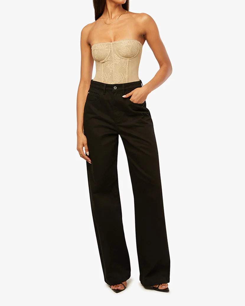 Wide Leg Denim Pant