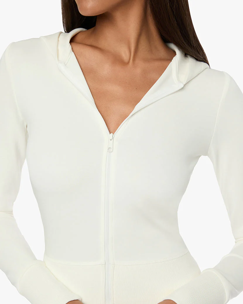 Fitted Zip-up Hoodie