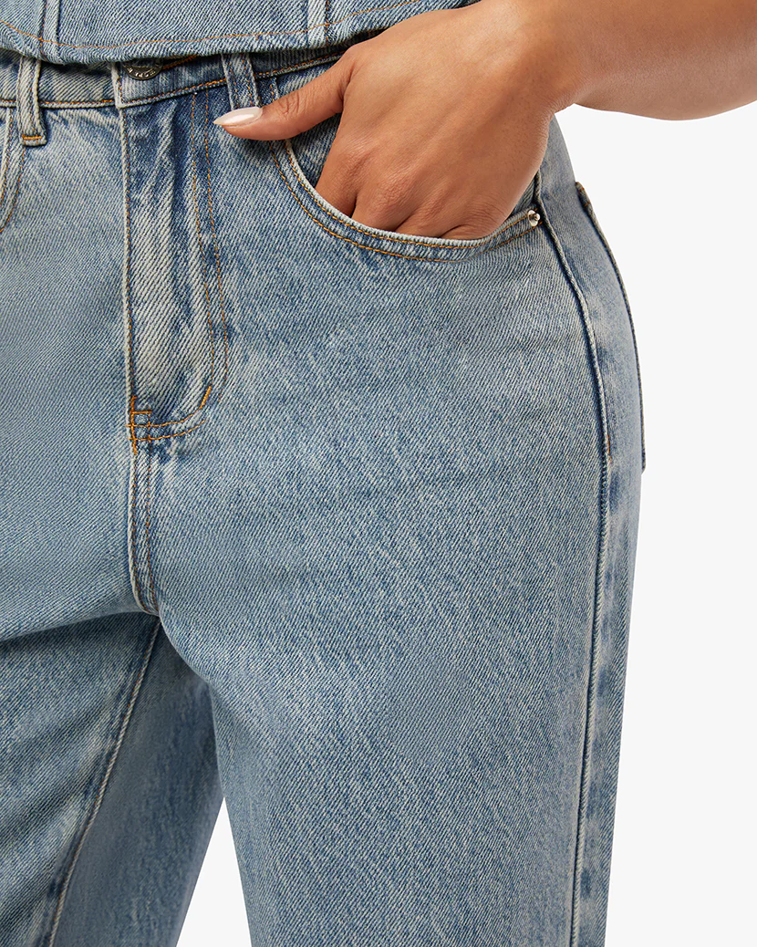 Wide Leg Denim Pant