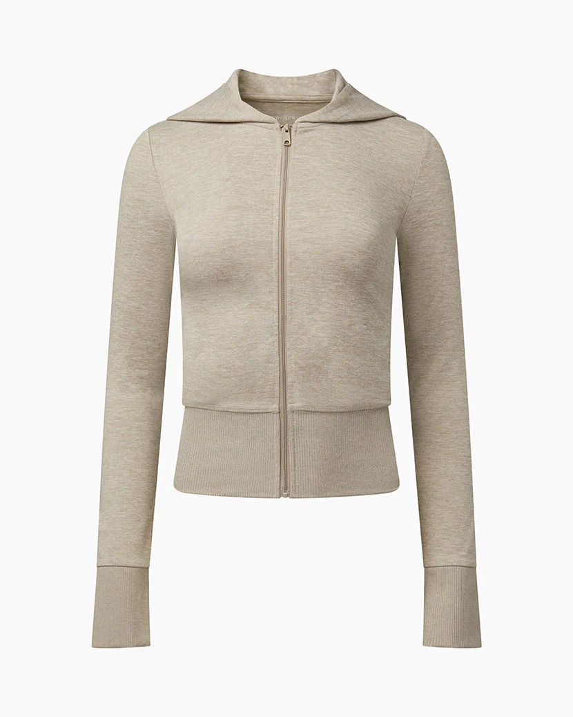 Fitted Zip-Up Hoodie