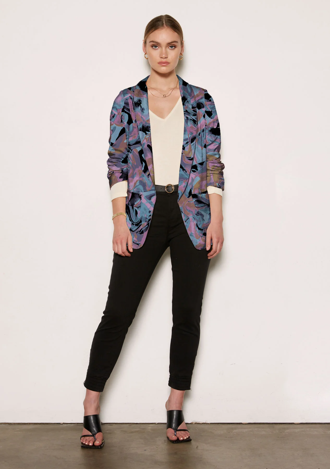 Kia Poly Silk Blazer