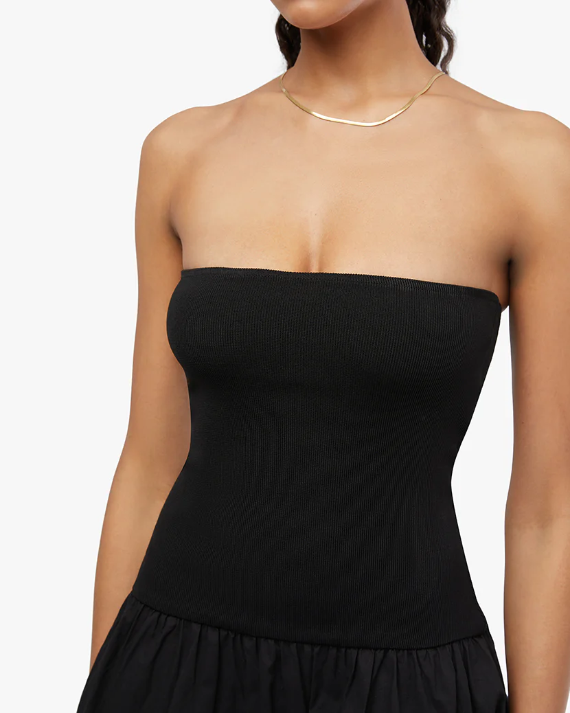 Ribbed Cotton Midi Dress