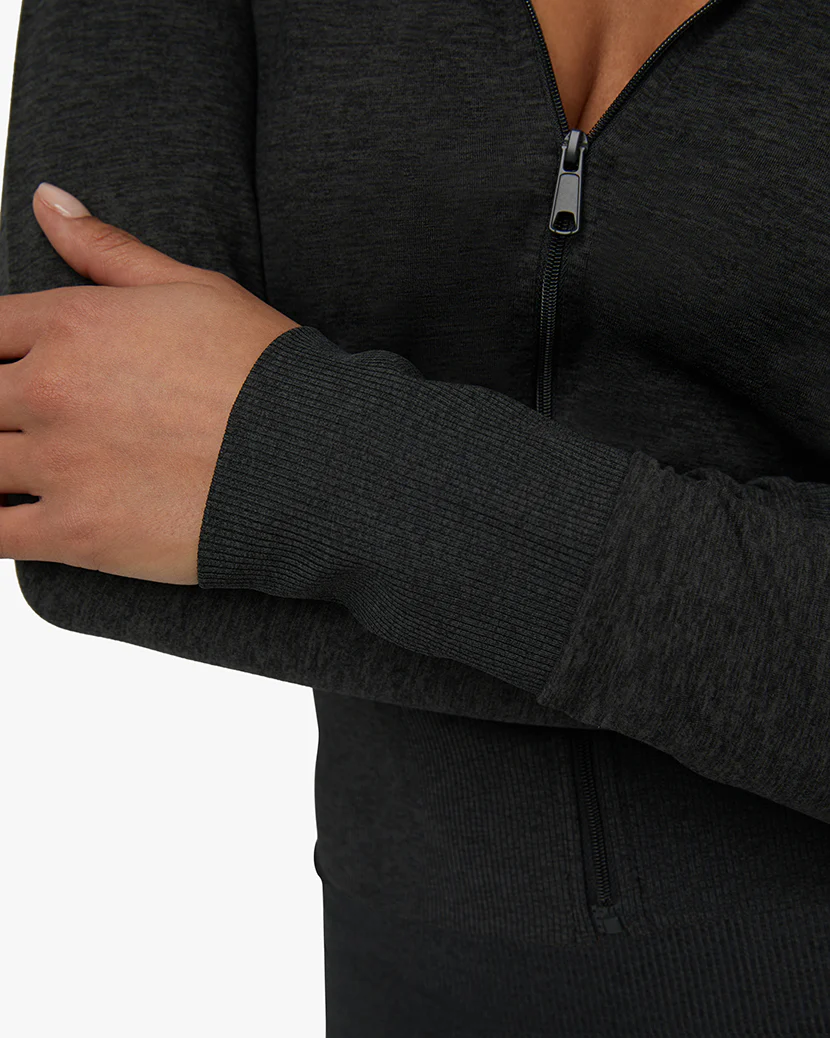 Fitted Zip-Up Hoodie