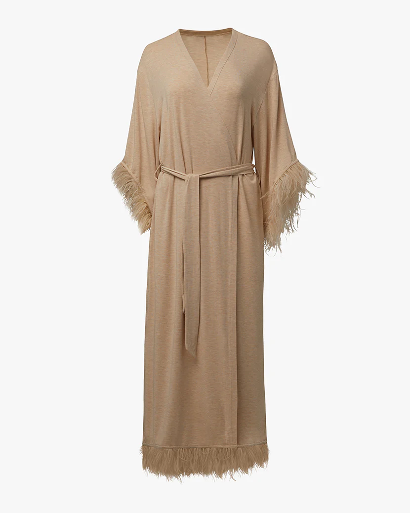 Long Feather Robe