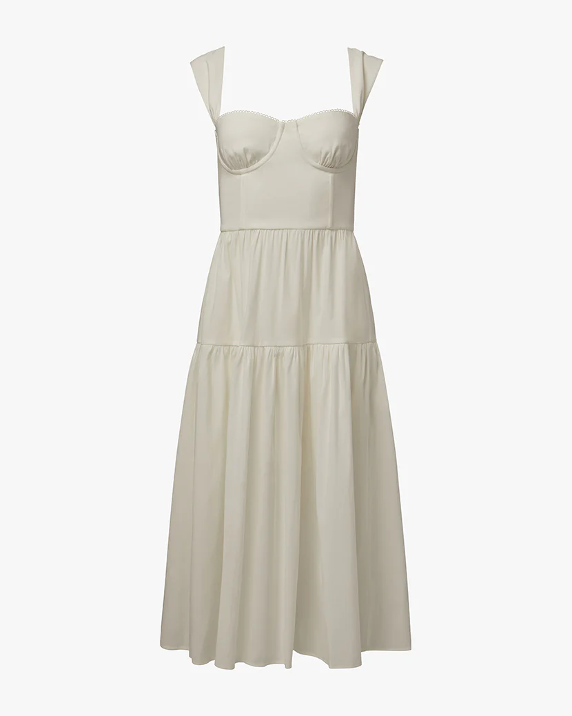 Strap Corset Midi Dress