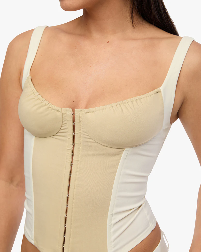 Ruched Cup Scoop Corset