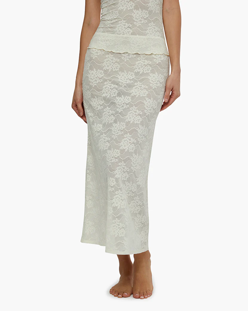 Lace Midi Skirt
