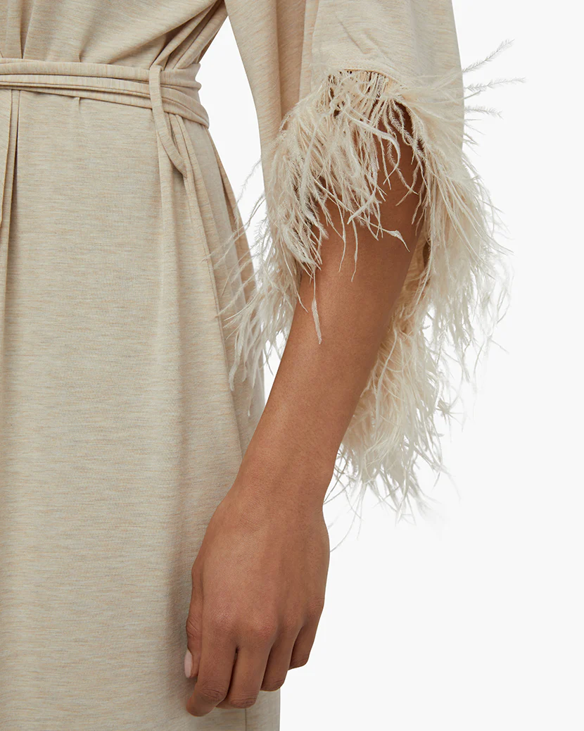 Long Feather Robe