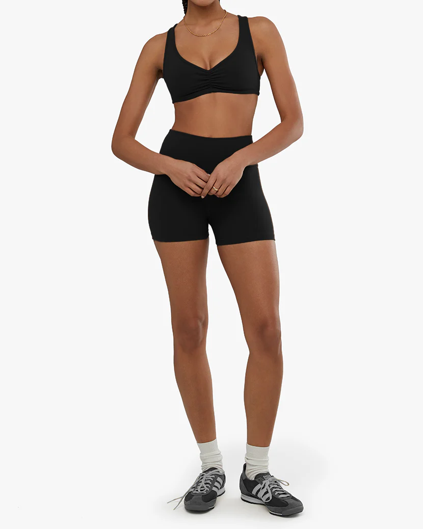 Ruched Scoop Neck Bra