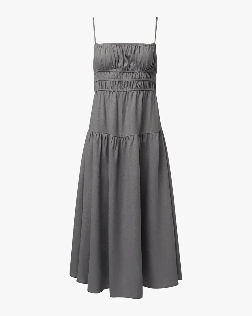 Scrunchie Midi Dress