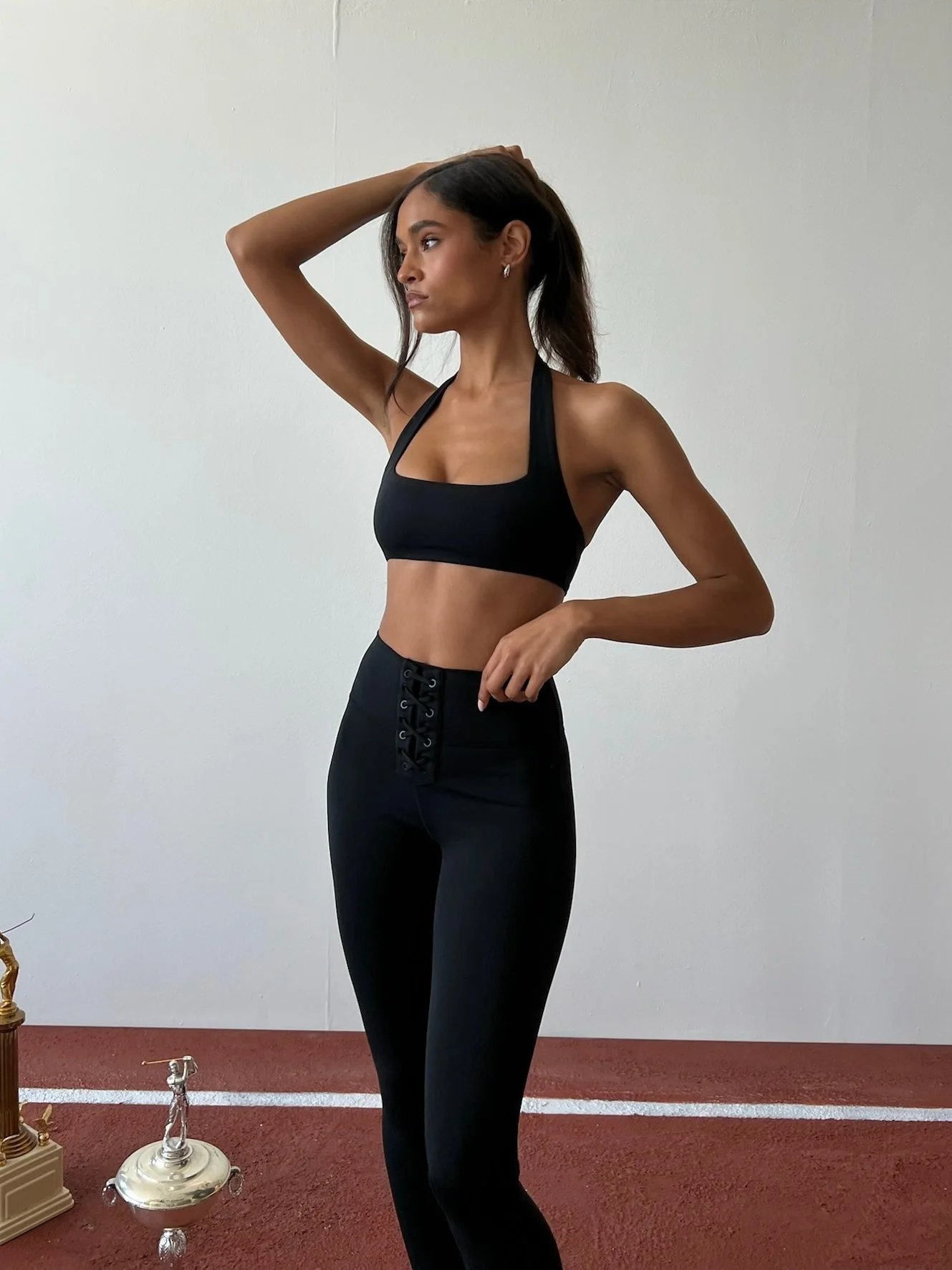 Square Neck Halter Bra