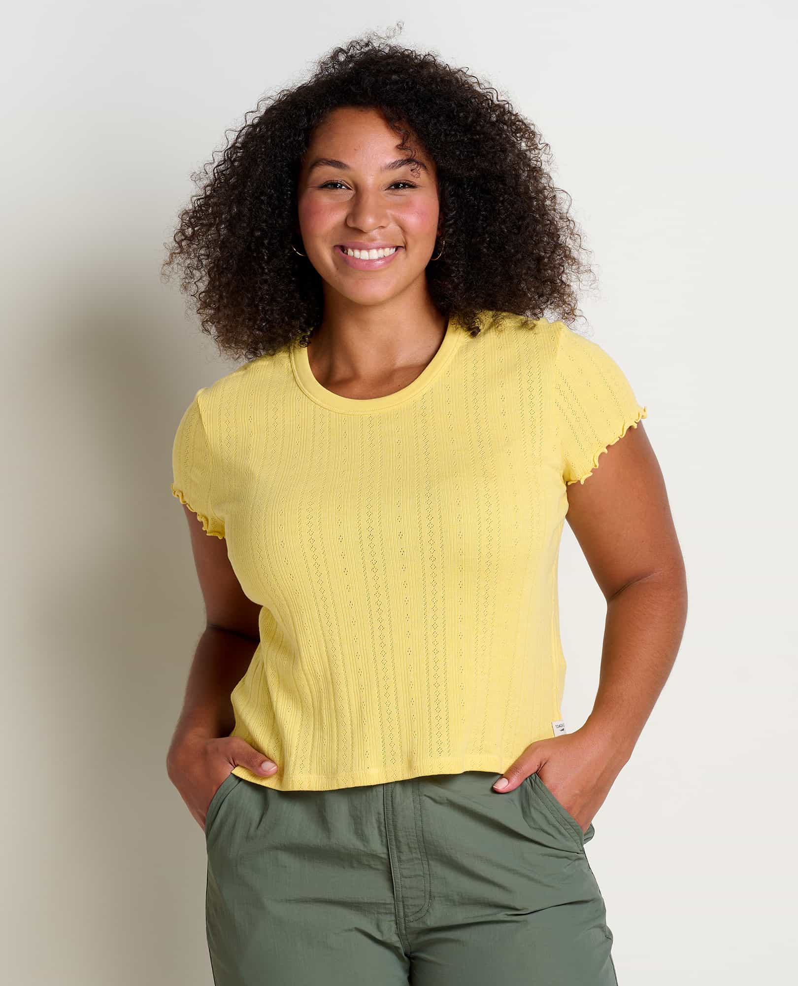 Foothill Pointelle Baby Tee