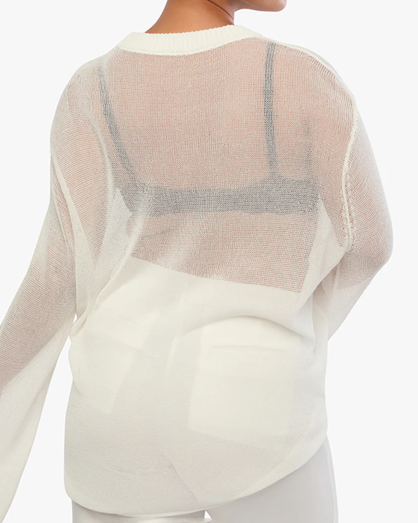 Oversized Knit Crew Top