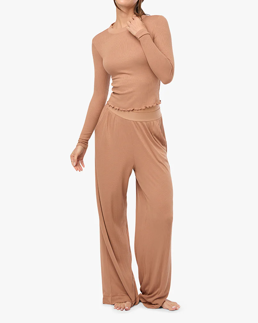 Long Sleeve Crewneck Top