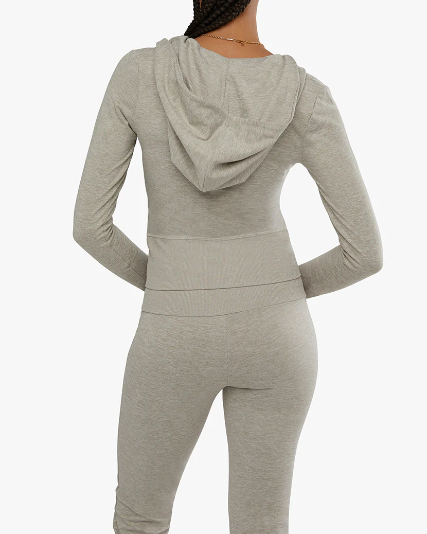 Fitted Zip-Up Hoodie