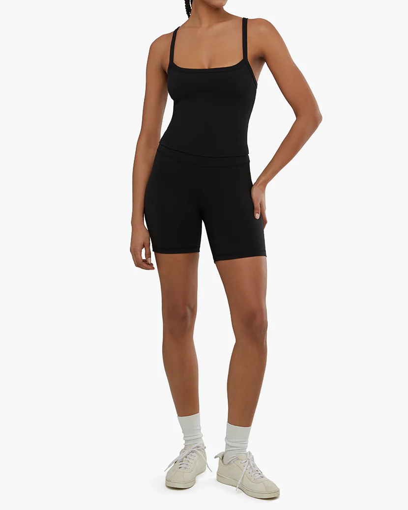 Wide Strap Scoop Tank