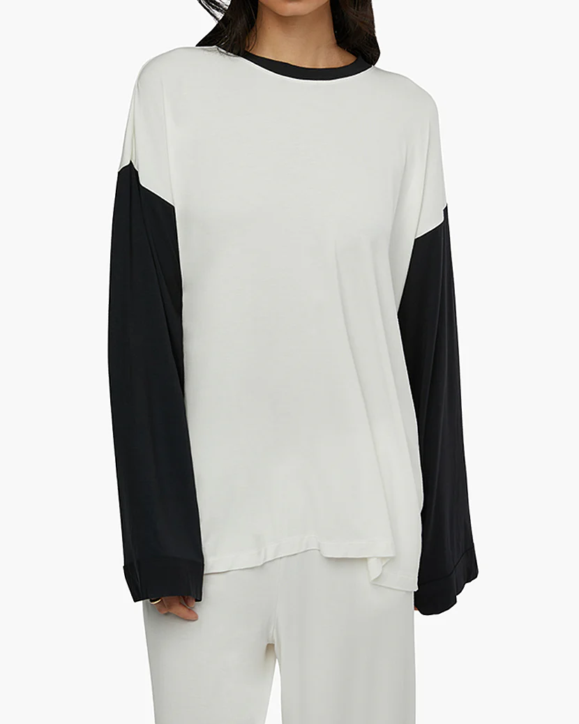 Long Sleeve Oversized Sleep Tee