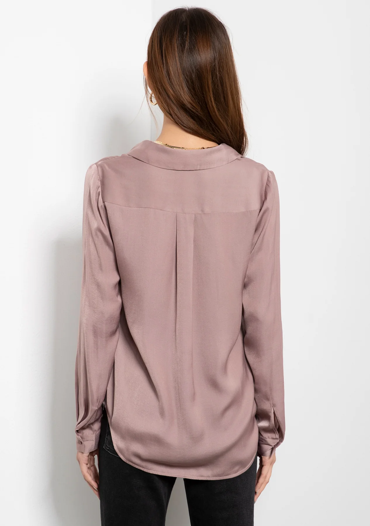 Ardelia Poly Silk Top