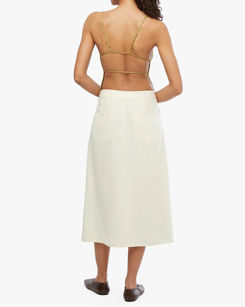 High Straight Neck Top