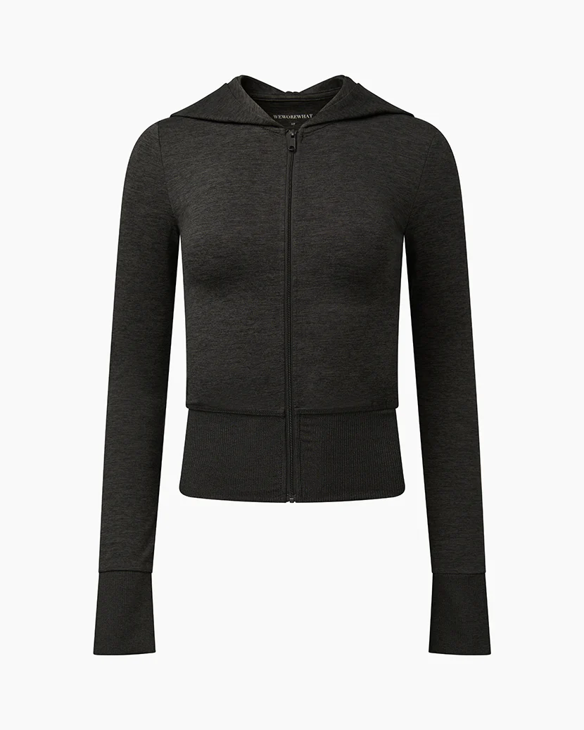 Fitted Zip-Up Hoodie