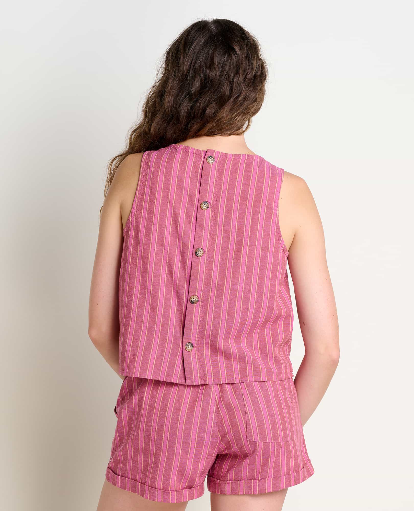 Taj Hemp Button Back Tank II