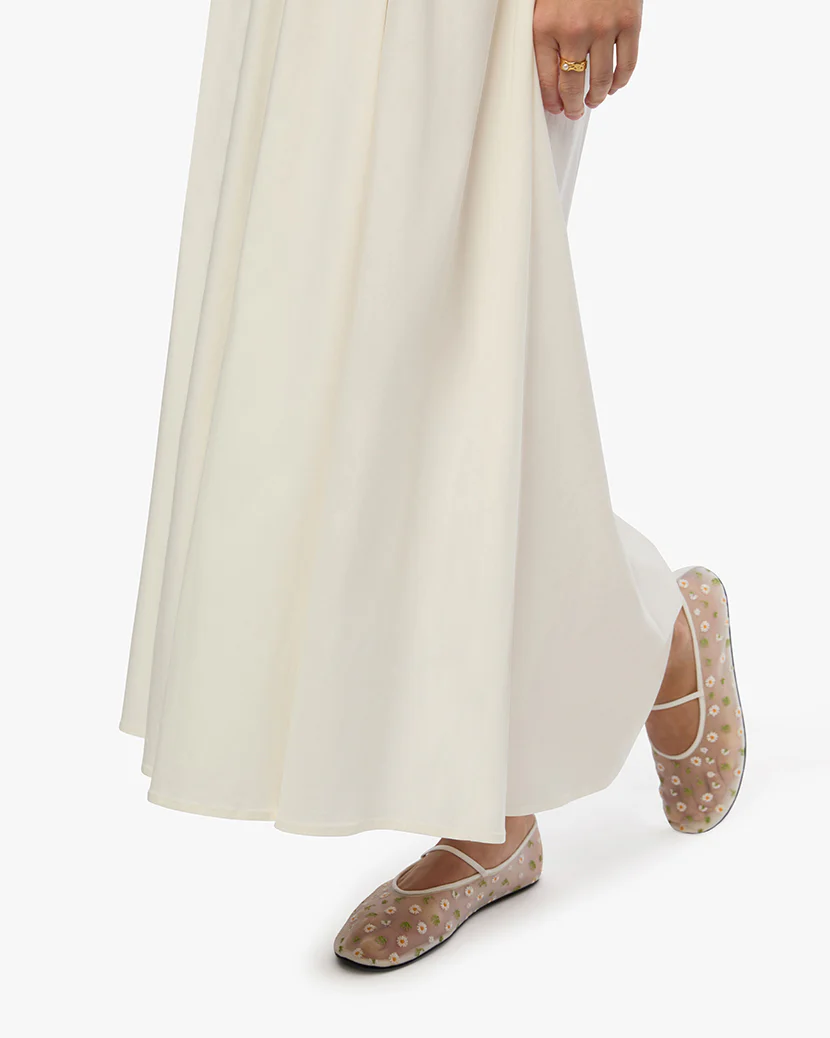 Button Front Scallop Dress