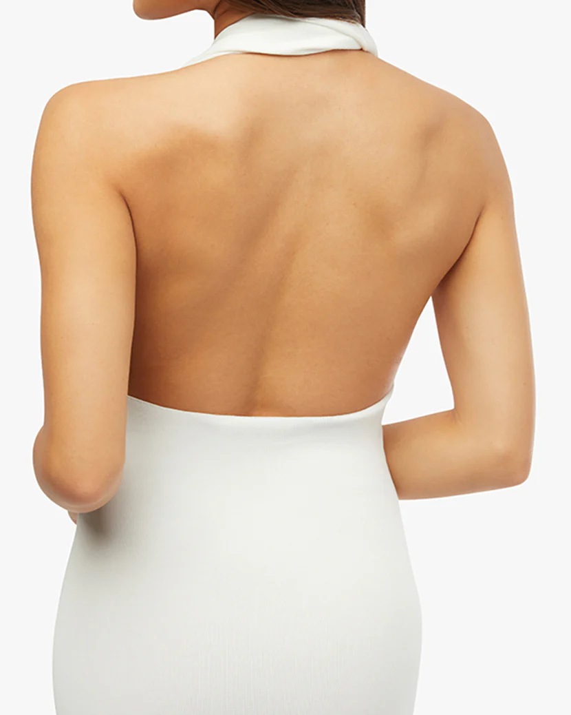 Knit Halter Maxi Dress