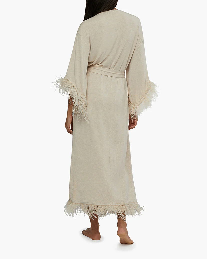 Long Feather Robe