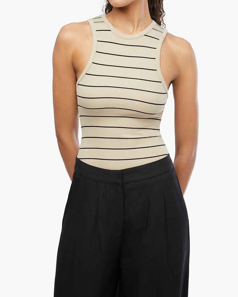 Ribbed Jersey Tank