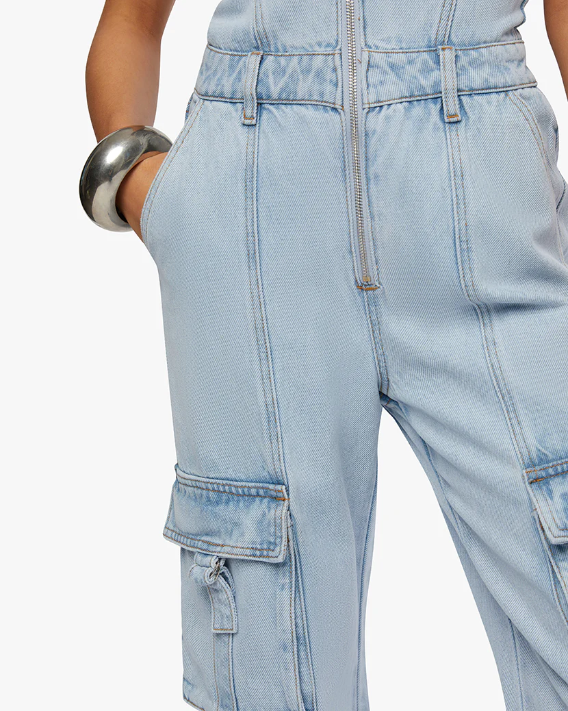 Corset Cargo Jumpsuit