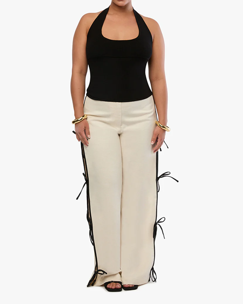 Scoop Neck Halter Tank