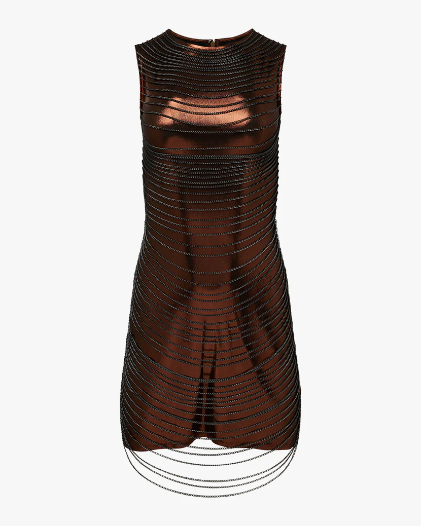 Chain Muscle Mini Dress