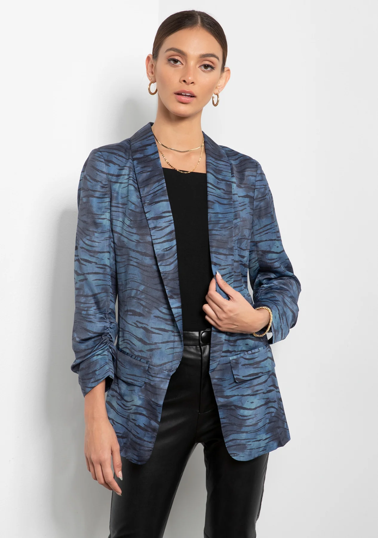 Kia Poly Silk Blazer