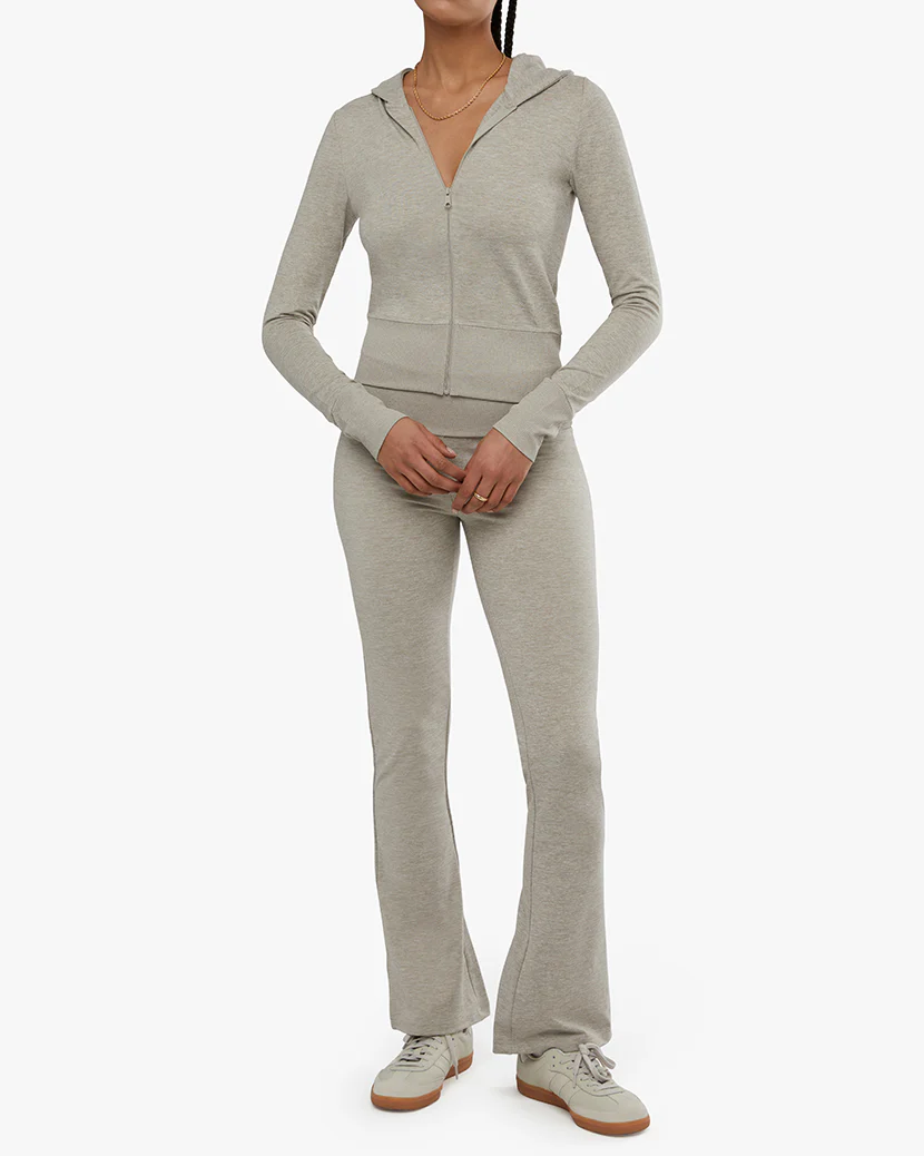 Fitted Zip-Up Hoodie