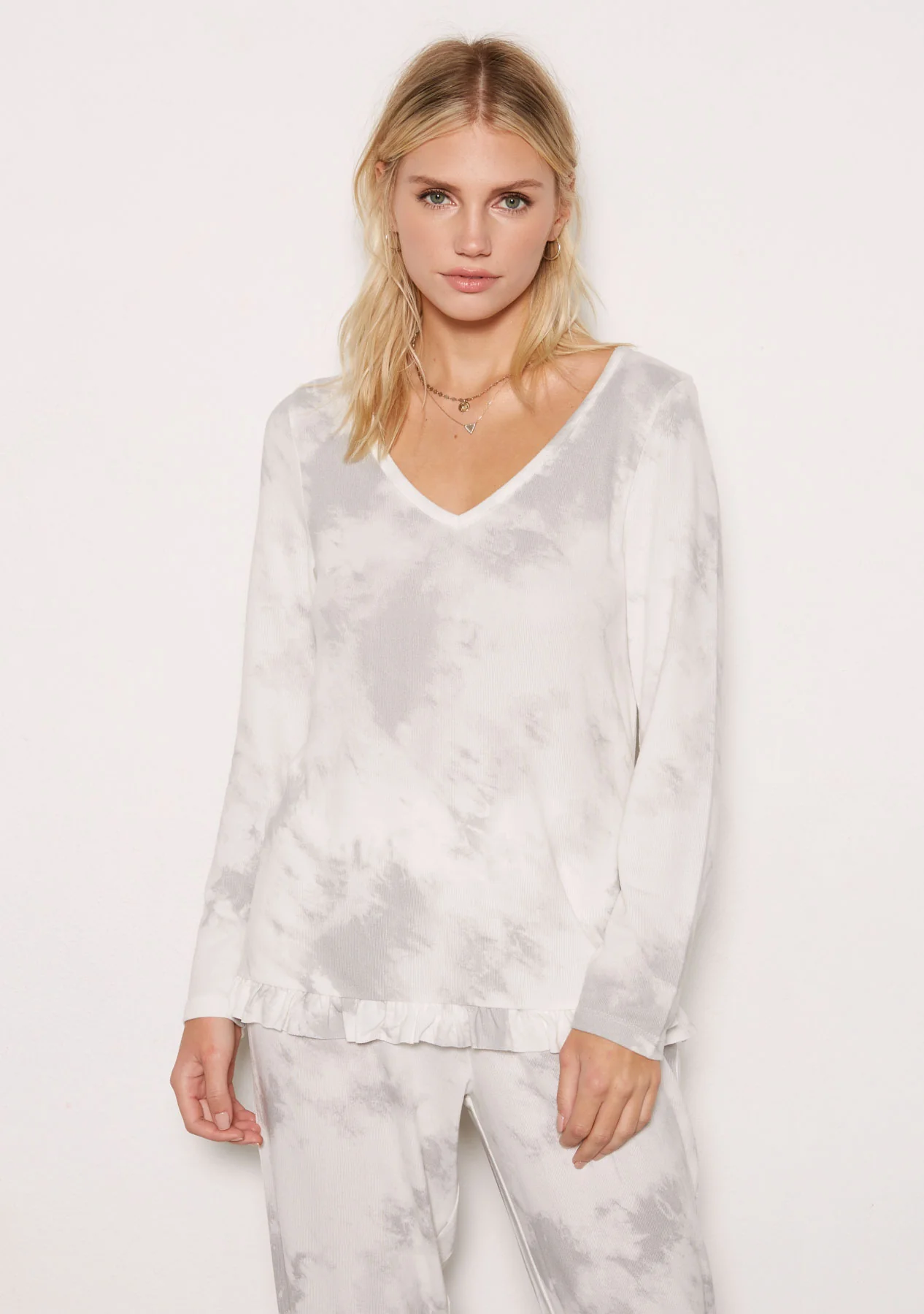 Jade Whisper Hacci LS Jogger Set