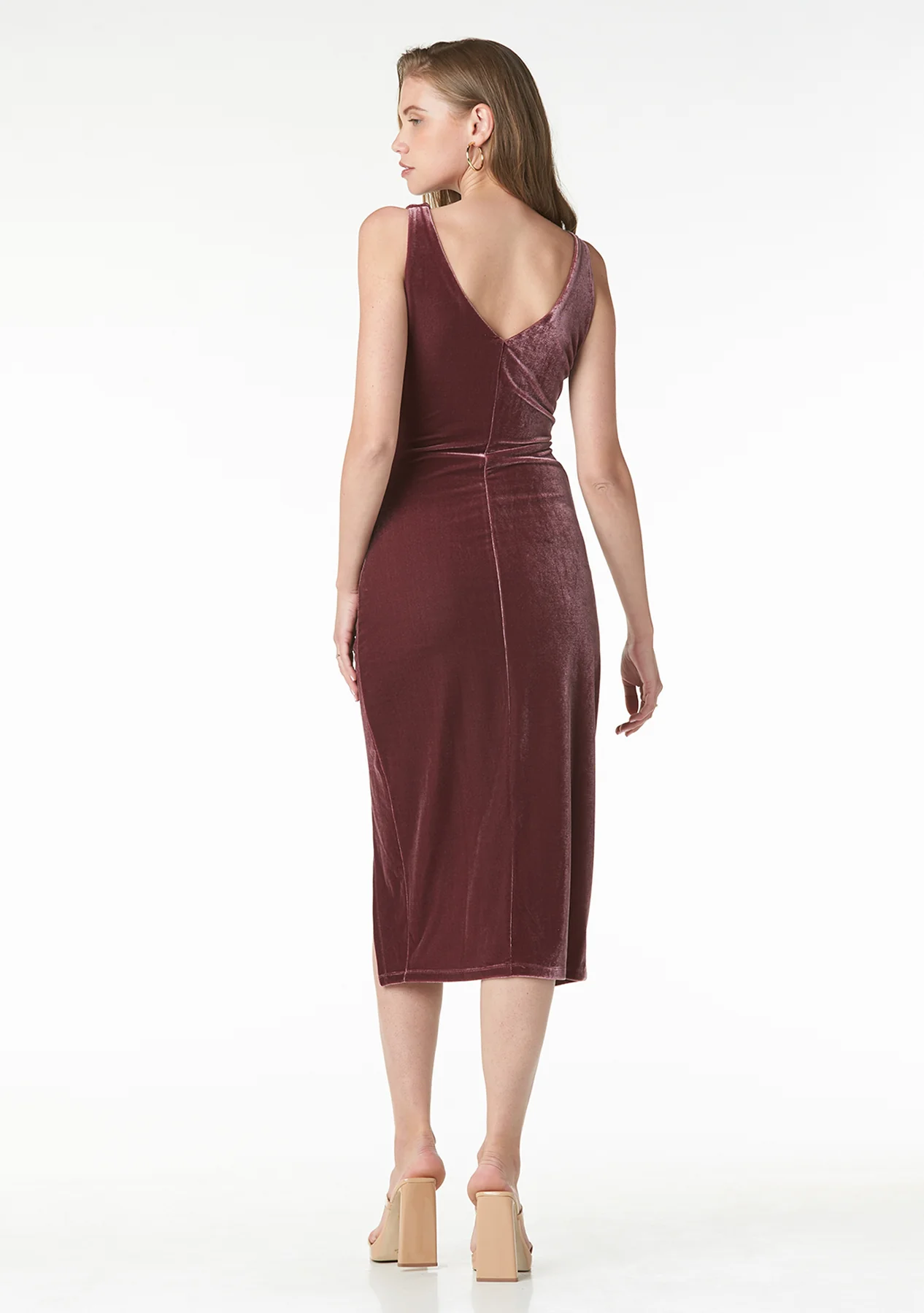 Amaya Velour Dress