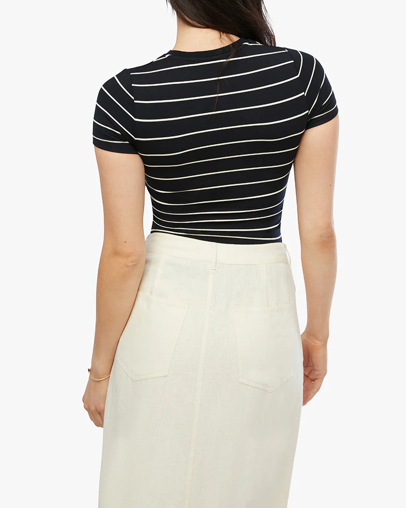 Fitted Crew Neck Top